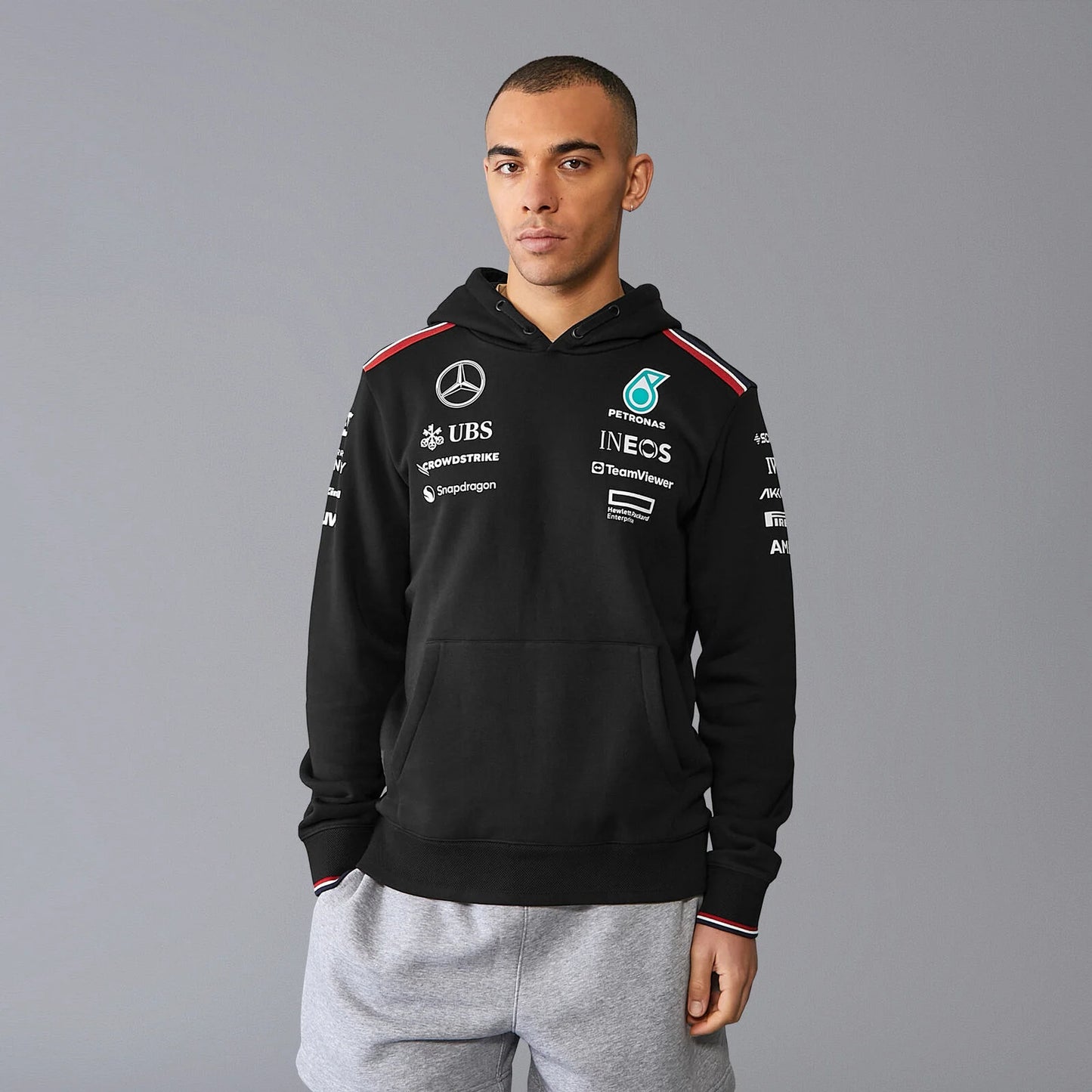 Sudadera con Gorro Oficial Mercedes 2024