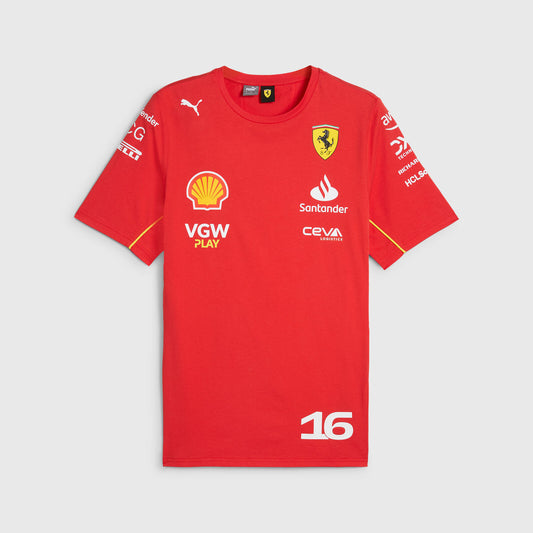 Playera Oficial Charles Leclerc 2024