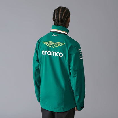 Chamarra Impermeable Oficial Aston Martin 2024