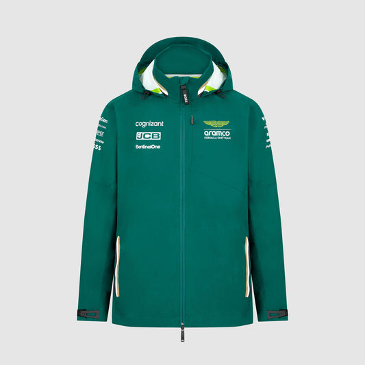 Chamarra Impermeable Oficial Aston Martin 2024